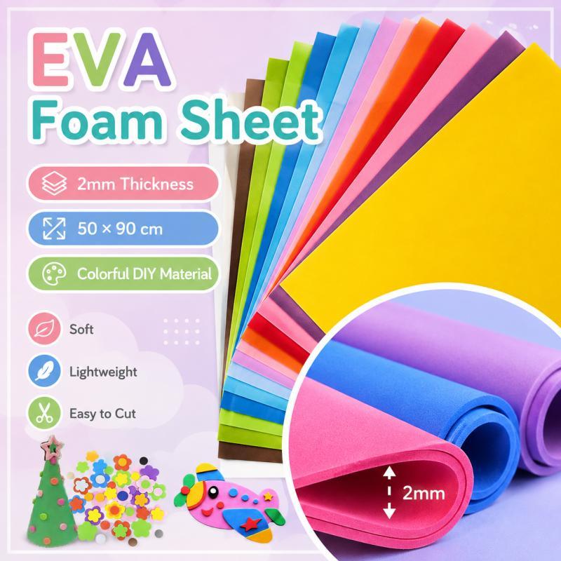 Cosplay Props Eva Foam - 2mm EVA Foam Sheets, Colorful Soft
