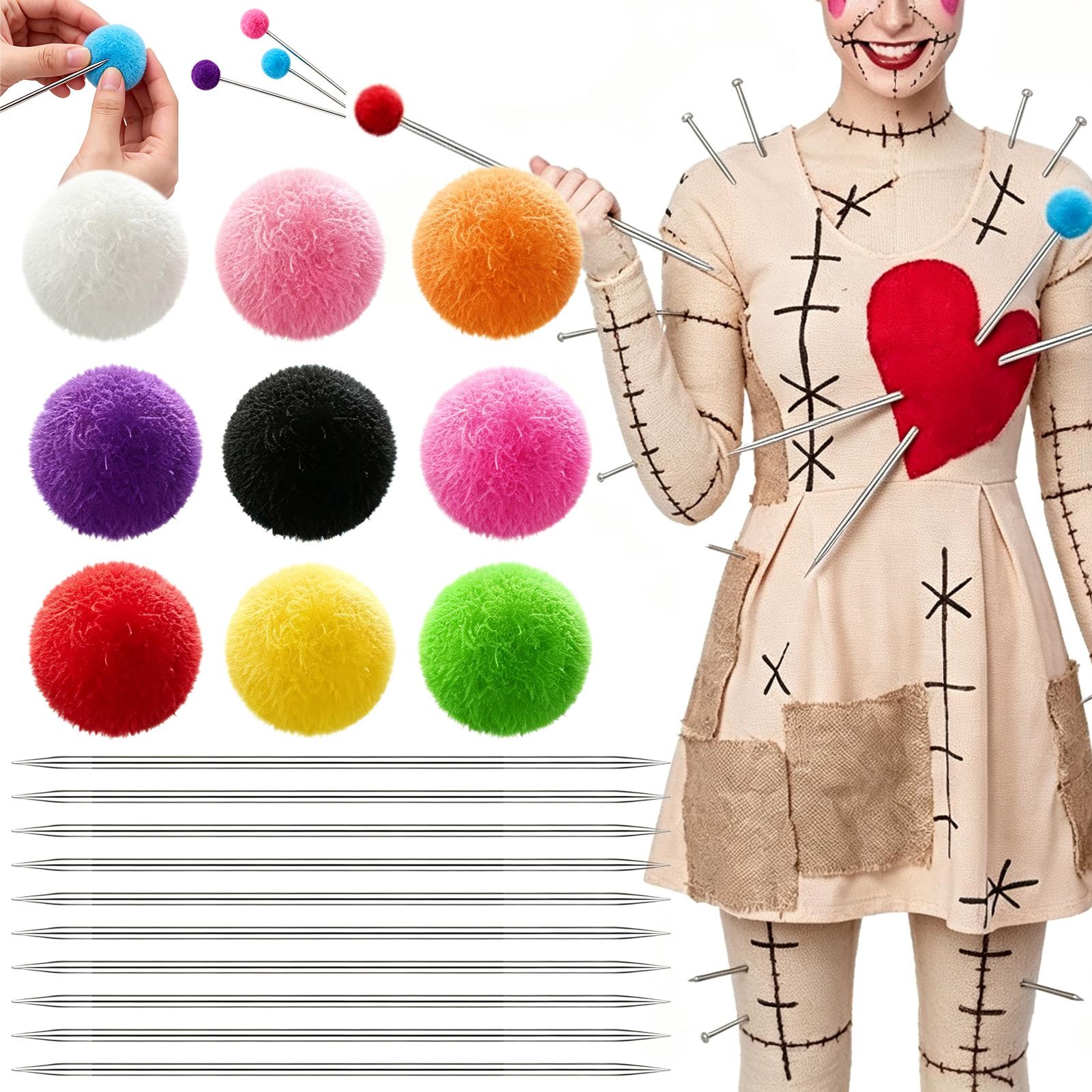 10 Sets Voodoo Doll Pins Kit 9 - Voodoo Cosplay And Prop 评论和价格