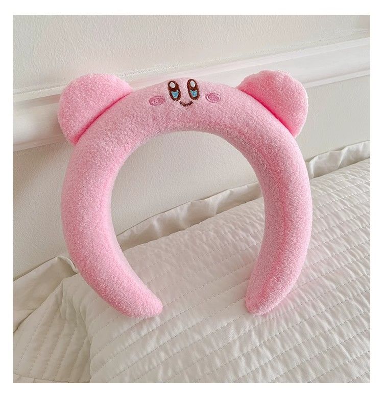 Lovely Pink Kirby Plush Hair H - Cosplay Floating Prop 评论和价格