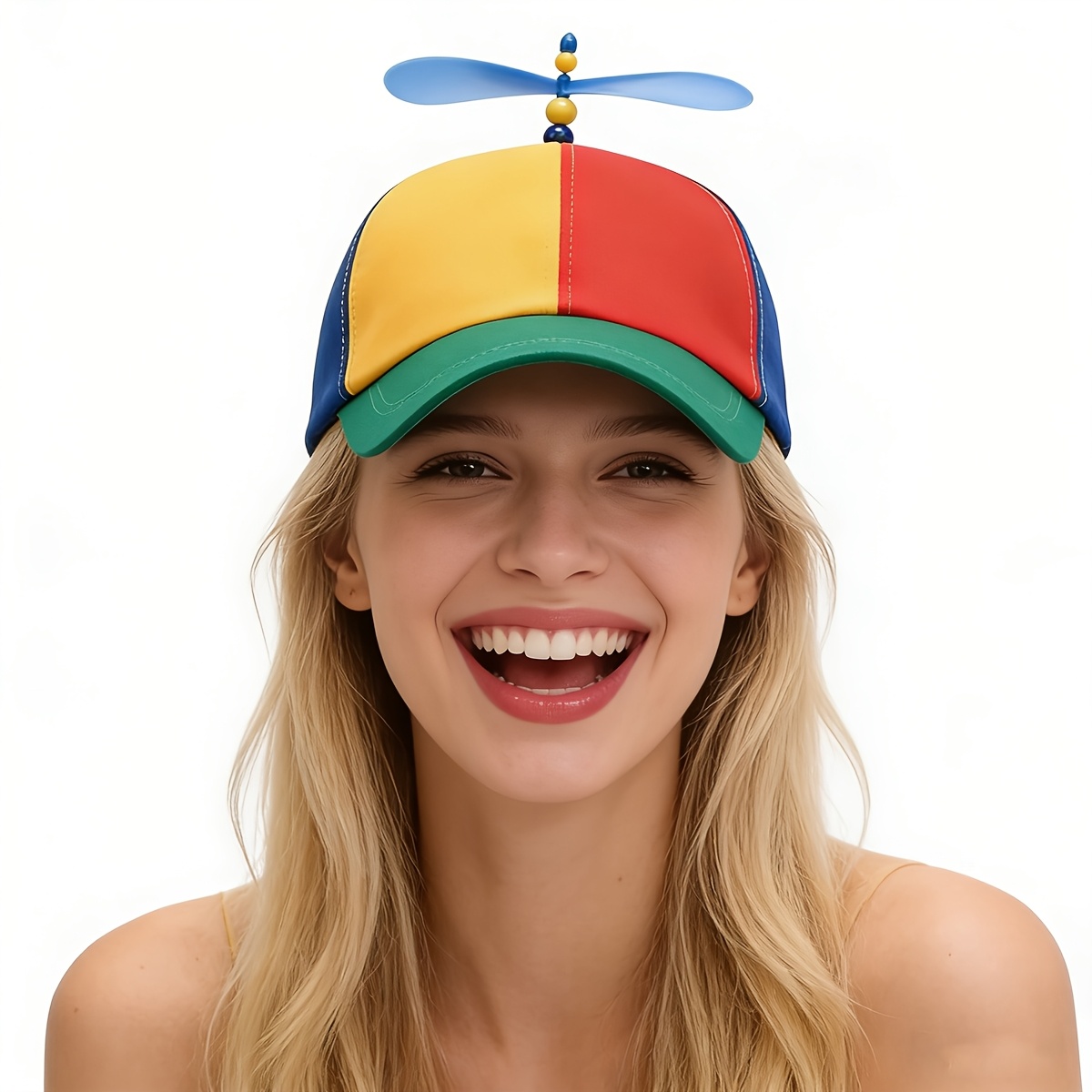 Funny Multicolor Propeller Hat - Ekko Cosplay Prop 评论和价格